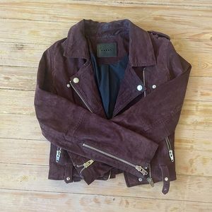 Blank NYC 100% leather moto jacket